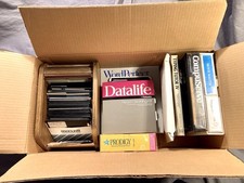 BOX of RARE Vintage Floppy Disks Software for...