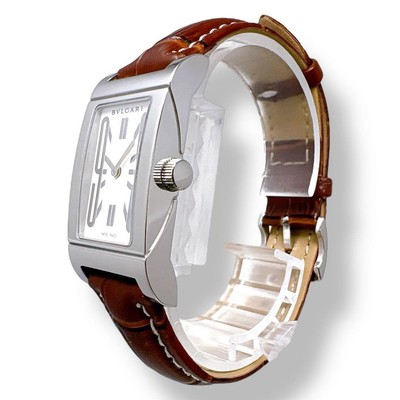 BVLGARI Rettangoro Watches RT39S Silver WhiteDial Stainless Steel Quartz A... BVLGARI Rettangolo RT39S Stainless steel White Italy  main image 3