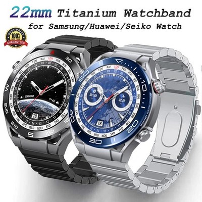 Titanium Huawei Watch GT5 Pro GT4 46mm Ultimate 22mm Samsung Galaxy Watch 3 45mm
