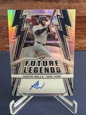 2025 Panini Prospects Edition Austin Wells Future Legends New York Yankees Auto