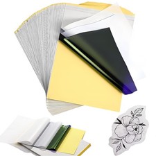 50PCS Tattoo Transfer Paper Tattoo Stencil Paper 4-Layer A4 Size Reusable DIY...