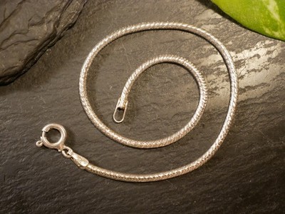 Tolles 925 Sterling Silber Armband Schlangenarmband Italien Milor