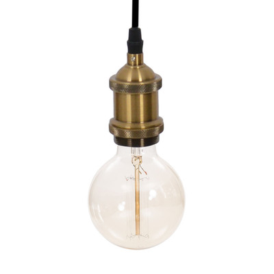 LED-Pendelleuchte Rewan - Edelstahl - 1-flammig