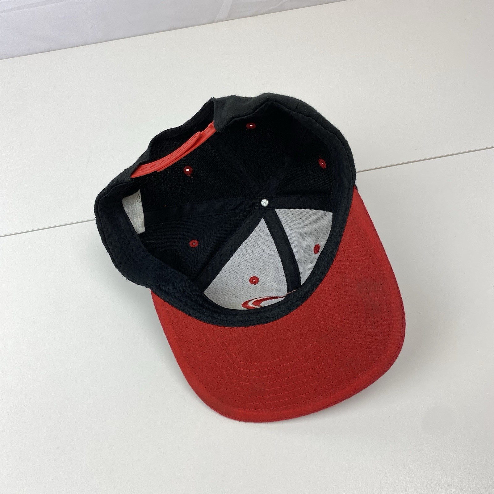 Oakley Black Red Snapback Flat Brim Baseball Hat … - image 7