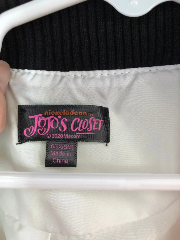 Chaqueta Bomber Jojos Closet Nickelodeon Niñas con Lentejuelas Arco Iris Neón Talla 6/6M Foto 3 de 4