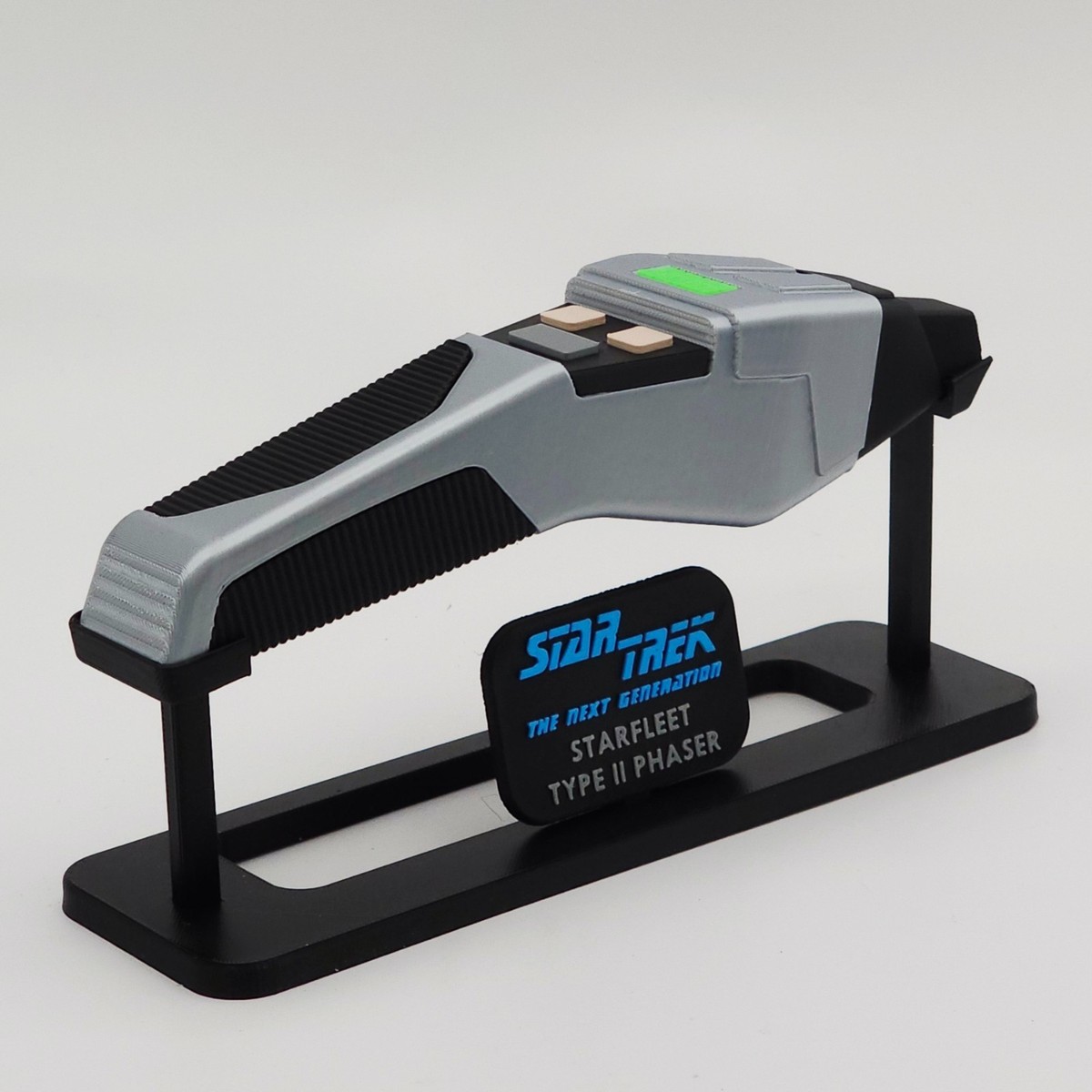 Star Trek TNG Cobrahead Phaser Type II Prop Replica 3D Printed