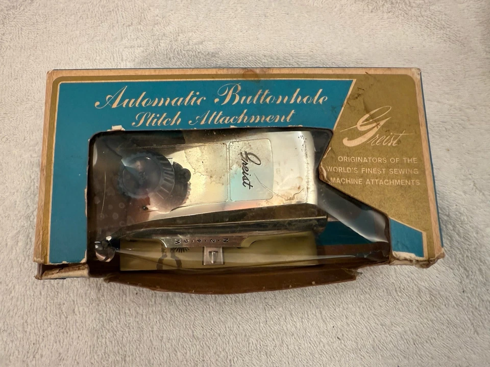 Vintage Greist Automatic Buttonholer Sewing Machine Stitch Attachment  - Image 2 of 4