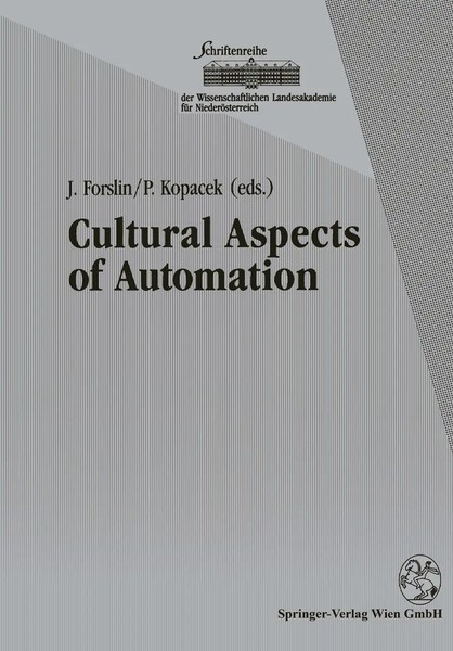 Cultural Aspects Of Automation J. Forslin (U. A.) Taschenbuch Viii Englisch 1992-image