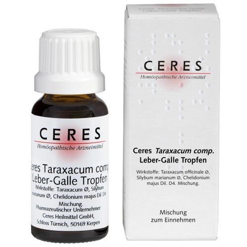 3x CERES Taraxacum comp.Leber-Galle Tropfen 20 ML PZN 14050869