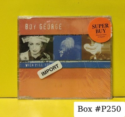 Boy George - When Will You Learn - 1998 - CSR CD5 0276 - New - Sealed - CDs - CD