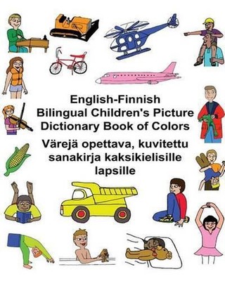 English-Finnish Bilingual Children's Picture Dictionary Book of Colors Vrej opet