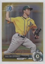 2017 Bowman Draft Chrome Gold Refractor 23/50 Daulton Jefferies #BDC-123 s3g