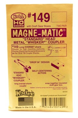 Kadee   149   Kupplung #149   Standard Whisker Long Overset   4 Stück