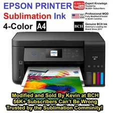 Epson EcoTank ST-2000 Sublimation Printer Bundle – Converted, Filled & Ready