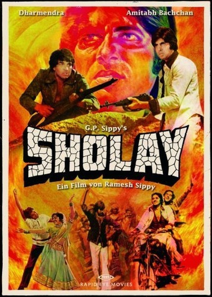 Sholay (Omu) Dvd | Klassischer Bollywood-Film | Indisches Kino-image