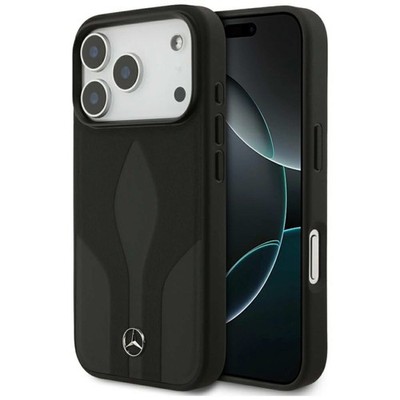 Mercedes Apple Leather The Move MagSafe iPhone 17 Pro Max Schutzhülle
