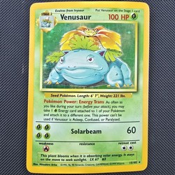 Venusaur 15/102 Base Set Holo Rare