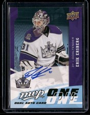 2009-10 Upper Deck MVP #A-HE Jonas Hiller / Erik Ersberg One on One Autographs