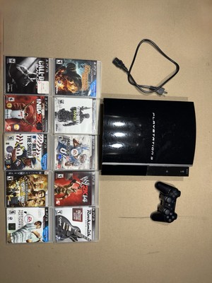 Sony PlayStation PS3 Fat with 10 Games