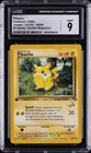 1999 POKEMON JUNGLE 1ST ED W STAMP - DUELIST MAGAZINE #60/64 PIKACHU CGC 9