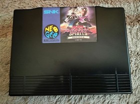 SNK Neo Geo AES NEO-0 Console Complete Set Black Tested Used With Box & Software