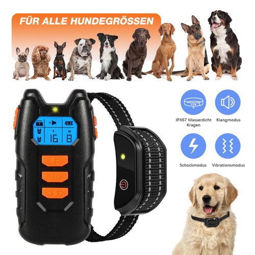 Elektroschock Pet Dog Training E-Halsband Anti-Bark Obedience Stromschlag DHL - Bild 6 von 19