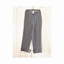 American Eagle Pull On Pants Plaid XSmall Houndstooth Dress Trouser NWT