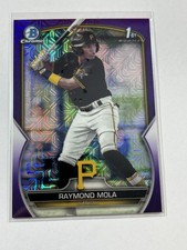 2023 Bowman Chrome - Prospects Raymond Mola #BCP-198 Purple Mojo Refractor /299