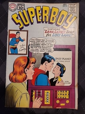Superboy #90 (DC Comics July 1961) FN/VG Silver Age Gem WOW   