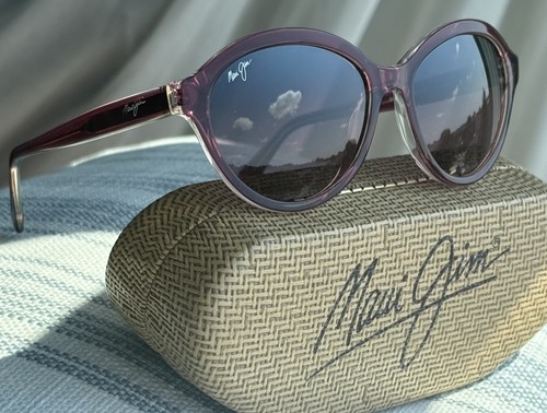Maui Jim Mariana MJ 828 52C Translucent Pink Frame + Maui Rose Polarized Lenses