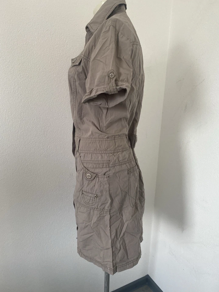 Mini Vestido s.Oliver Cargo Beige Talla 38 Uk10 Ag25 Foto 2 de 4