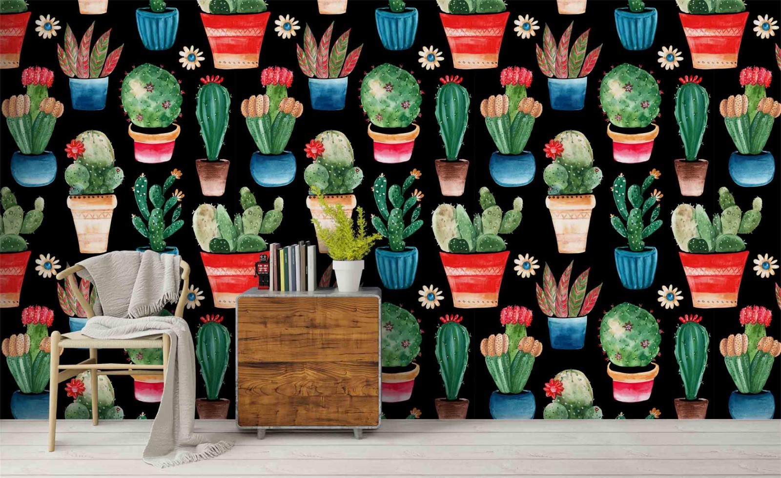 3D Tree Animal Cartoon Illustration Wall Murals Wallpaper Murals Wall Sticker