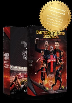 Bayer 04 Leverkusen 2023-24 Championship Trading Card Collection Box Ultimate Dr