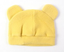 Yellow Baby Winter Warm Fleece Cap  Hat for Newborn  Infants
