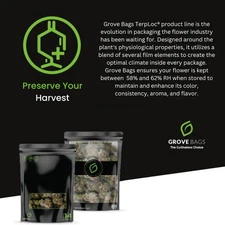 Grove Bags - TerpLoc Curing & Storage Bags - 1/2 Pound - 10 pack MADE IN THE USA