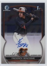 2023 Bowman Chrome Prospect Auto Frederick Bencosme #CPA-FB Auto 3q8