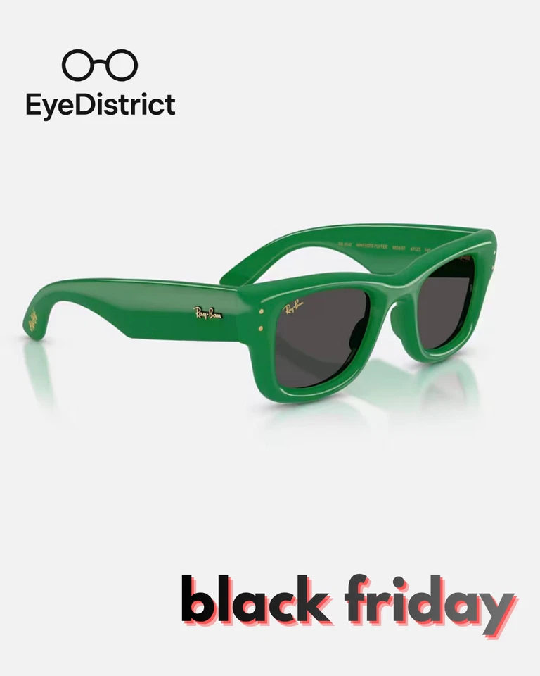 Rayban wayfarer puffer green - Immagine 3 di 4