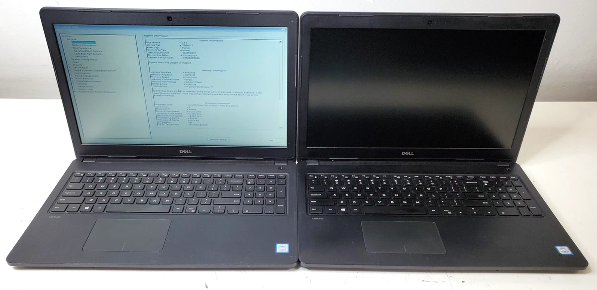 25+ Dell Intel Core I5-7200U Processor 8 GB RAM PC Laptops