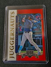 2025 Panini Crusade Blake Burke Red Juggernauts 91/99 No. 21 Brewers