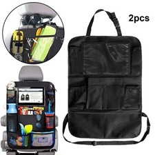 2x Rückenlehnentasche Rücksitztasche Rückenlehnenschutz Auto Organizer Rücksitz