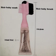 Waterproof Edge Control Gel w/ Brush, Long-Lasting Hold-  FAST SHIPPING