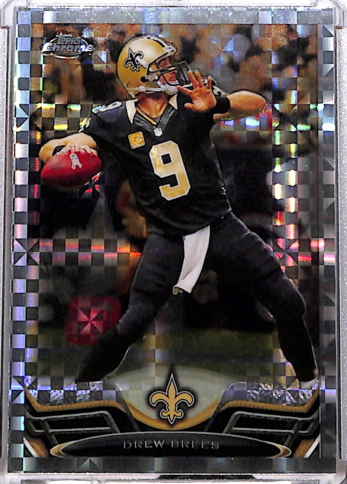 2013 Topps Chrome #25 Xfractor Drew Brees (tcr1)