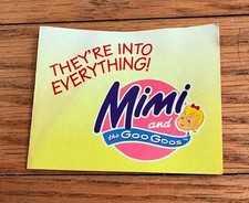 1995 Mattel Mimi and the Goo Goos They're Into Everything Book Booklet Manual