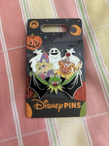 Disney Parks 2025 The Muppets Halloween Geist Kermit Miss Piggy & Fozzie Original-Zubehör-Hersteller Pin