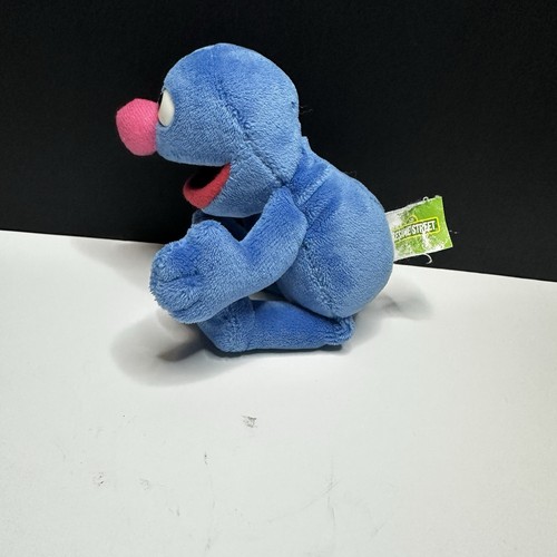 Gund Sesame Street Blue Grover Bean Bag Stuffed Animal Doll Toy 7" - Picture 3 of 6