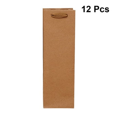  12 Pcs Flaschen Tasche Flaschentaschen Wiederverwendbare Kraftpapiertüte