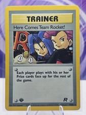 Here Comes Team Rocket! 15/82 Team Rocket Trainer 1st Edition Holo Pokemon TCG on eBay