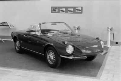 Sibona & Basano Cerbiatto 1963 Motor Show Car Old Photo
