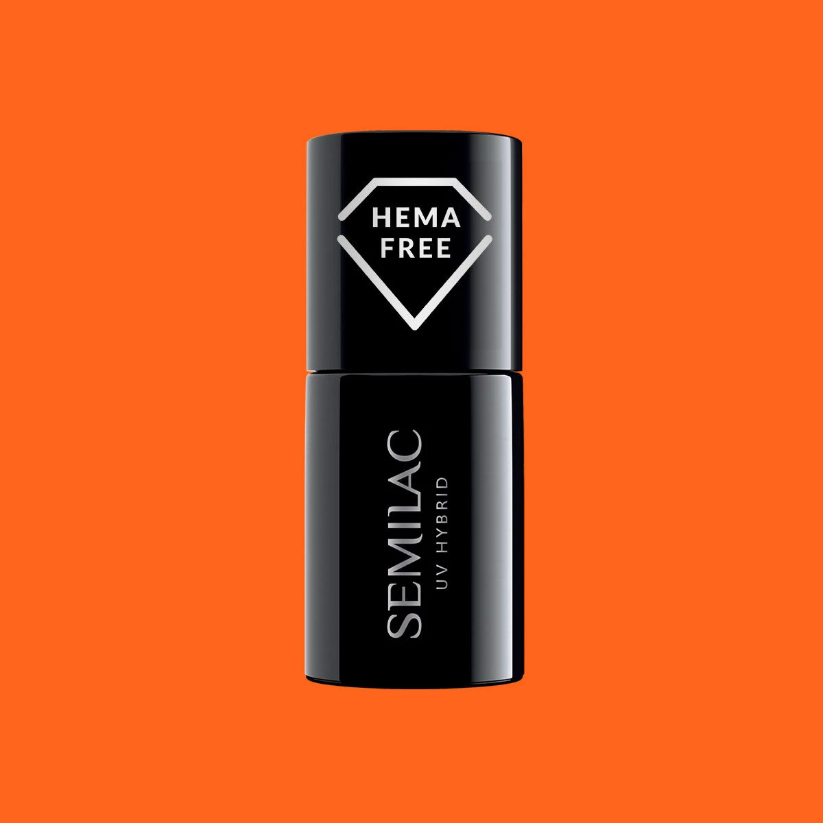 433 Supporting Orange UV Hybrid SEMILAC Nail Gel Polish Soak Off