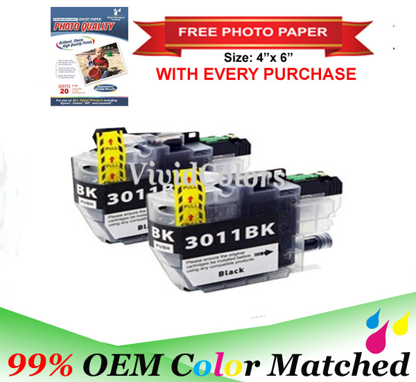 Ink Cartridges for Brother LC3011 Black MFC-J491DW J497DW MFC-J895DW MFC-J690DW-image